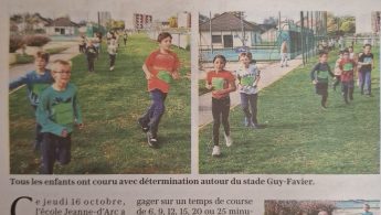 Le cross de l’Ecole Jeanne D’Arc